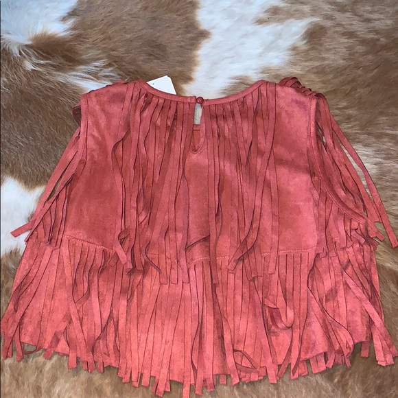 Wild Honey Fringed Crop Top - Picture 3 of 3
